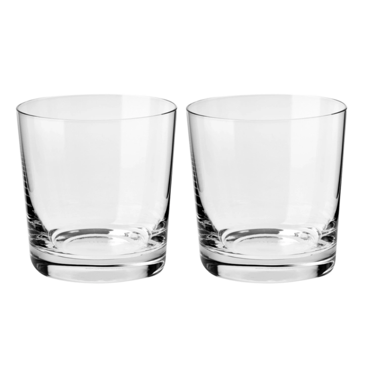 Krosno Duet 390ml 2-Piece Whisky Tumbler Set