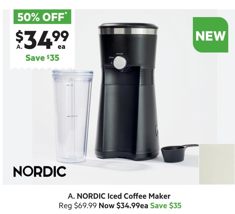 Nordic Iced Coffee Maker Black CMI1010B