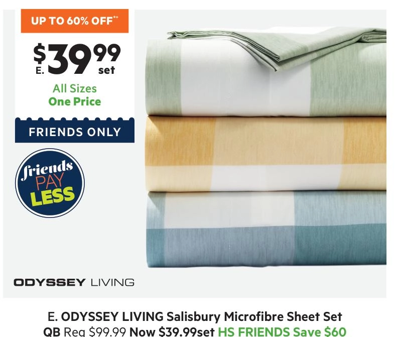 Odyssey Living Salisbury Washed Microfibre Sheet Set Sage