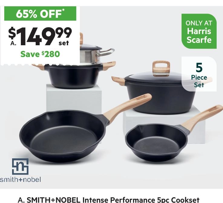 Smith + Nobel Intense Performance 5-Piece Cookset