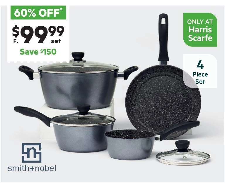 Smith+Nobel Pro Stone 4pc Cookset