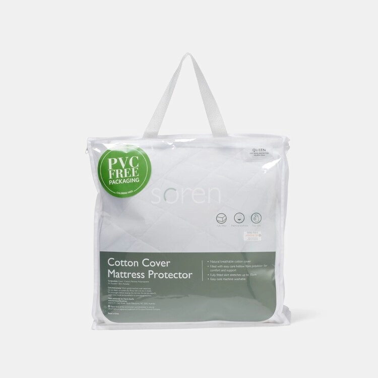 Soren Cotton Cover Mattress Protector