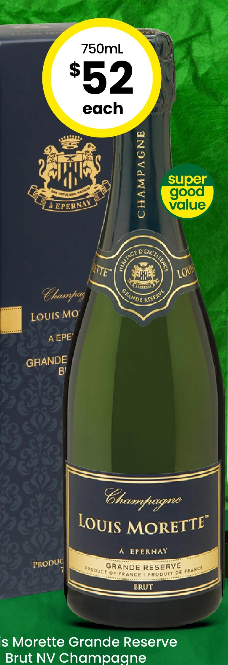 Louis Morette Grande Reserve Brut NV Champagne