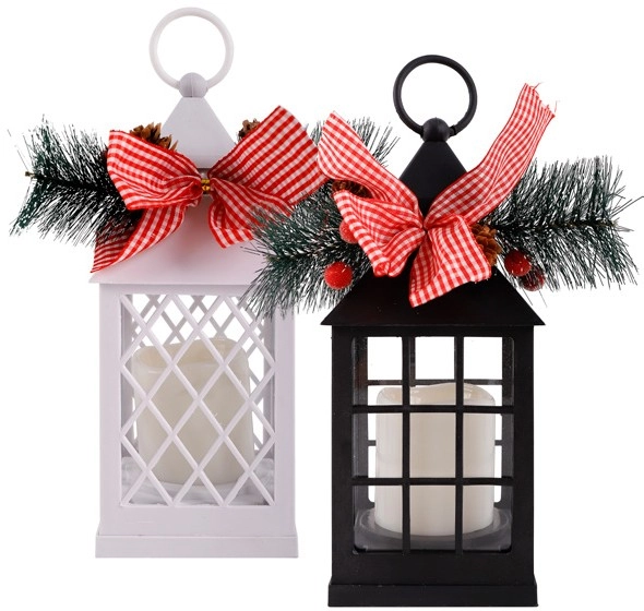 Christmas Mini Lantern with Candle