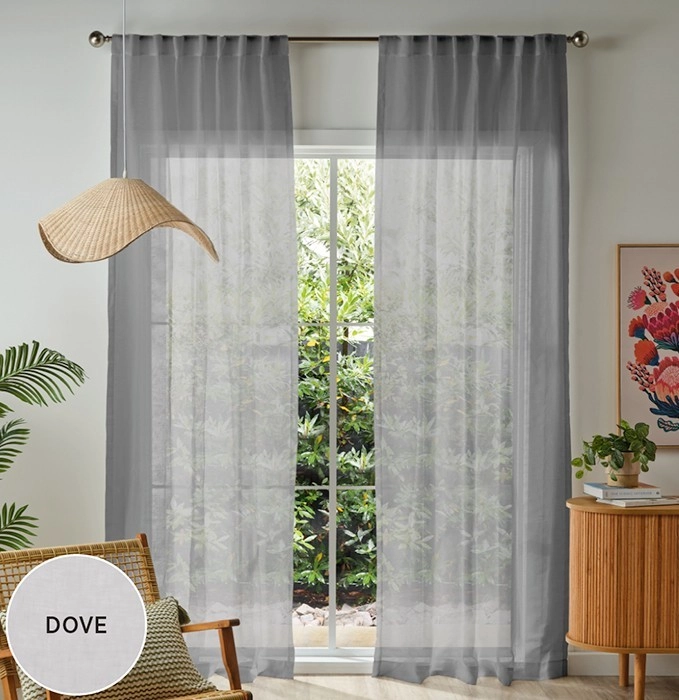 50% off Selections Sheer Concealed Tab Top Curtains