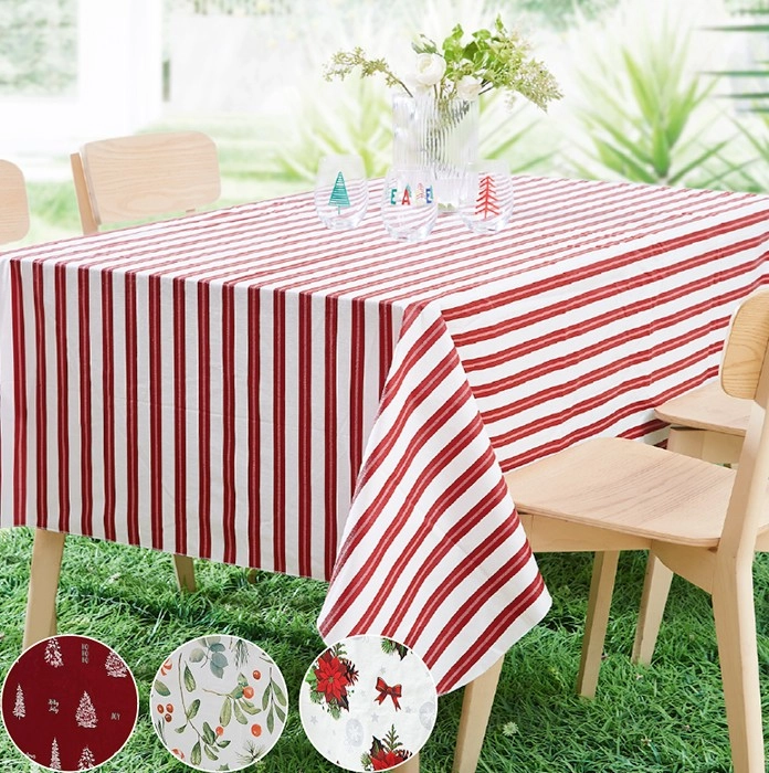 All Jolly & Joy Flannel Back Tablecloths