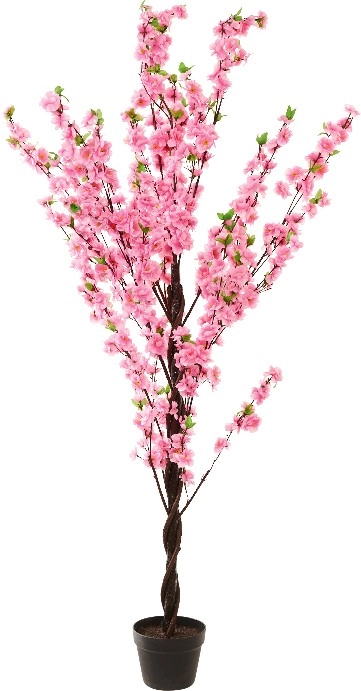 Emerald Hill Cherry Tree Pink Artificial Jumbo Plant 130cm