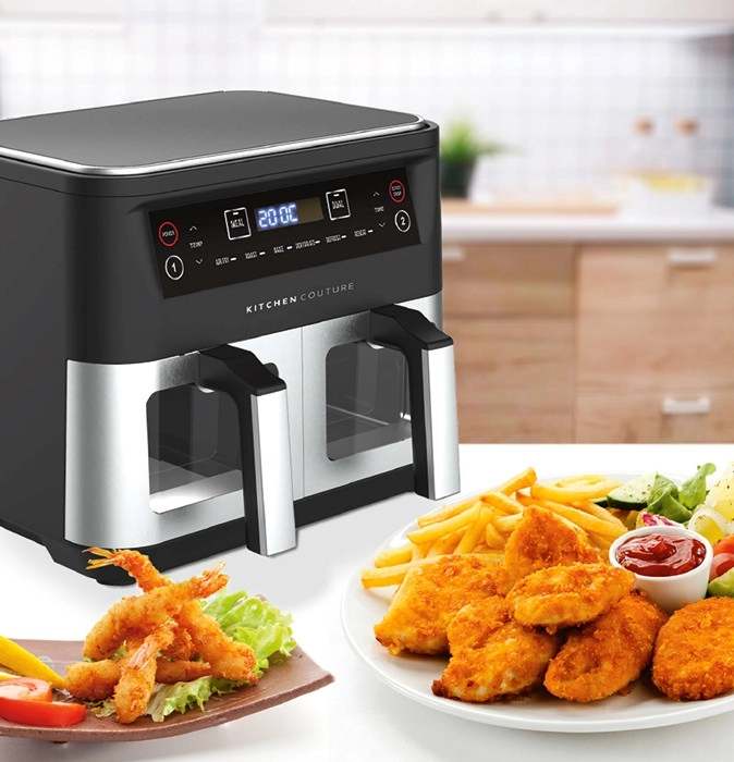 Kitchen Couture Dual View 10L Air Fryer