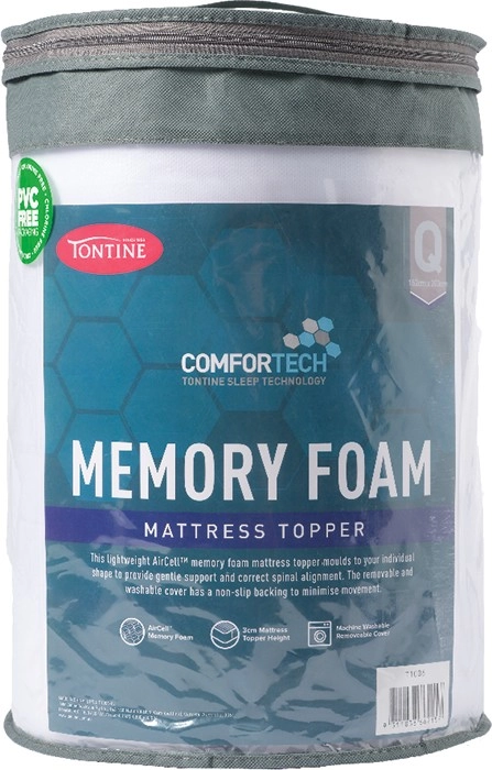 Tontine Memory Foam Mattress Topper