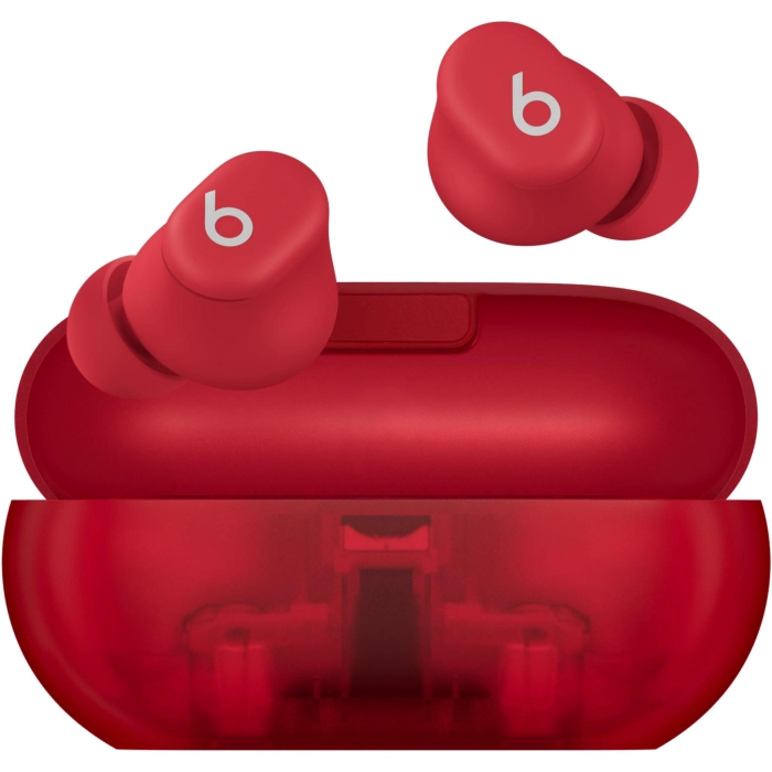 Beats Solo Buds True Wireless Earbuds (Transparent Red)