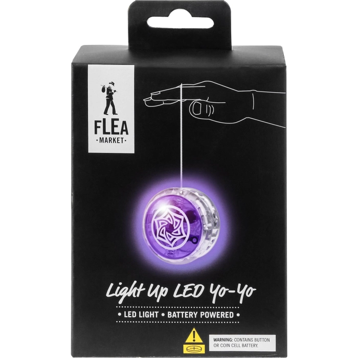 Flea Market Light Up LED Yo Yo Ball (Purple)