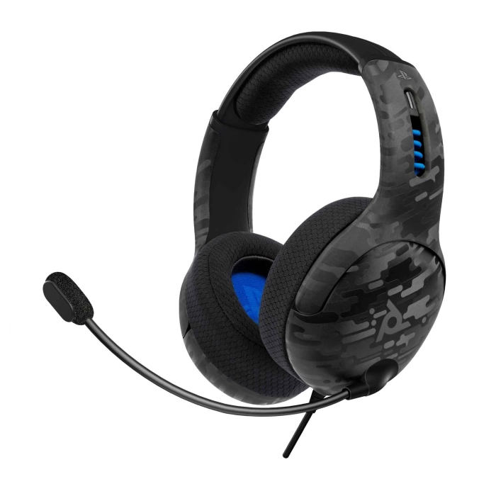 LVL 50 Wired Gaming Headset for Playstation (Black Camo)