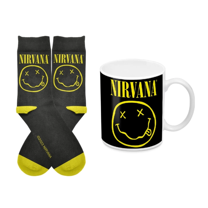 Nirvana - Smile Mug & Sock Pack