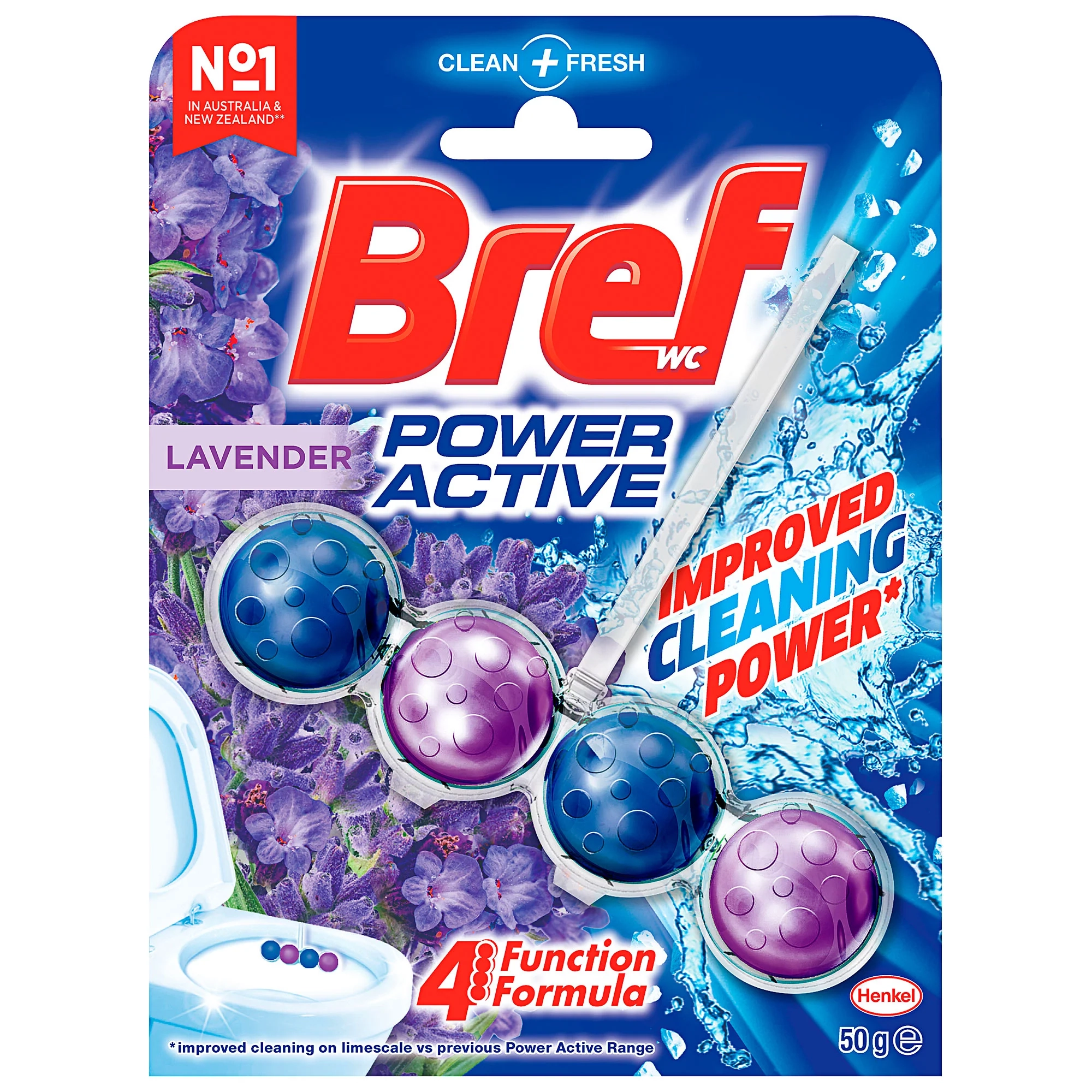 Bref Power Active Toilet Cage Lavender 50g