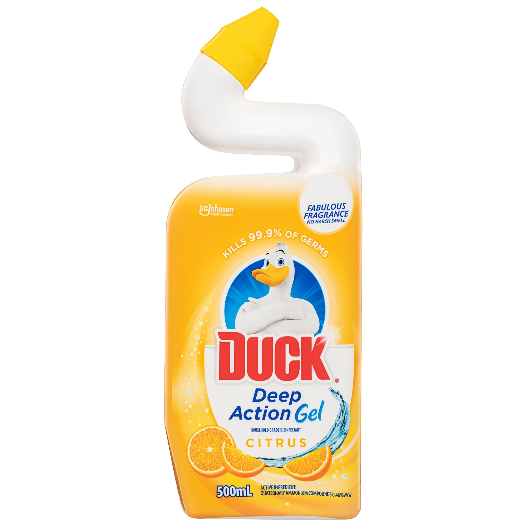 Duck Deep Action Gel Toilet Cleaner Citrus 500mL