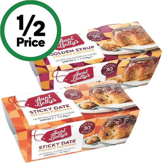 Aunt Betty’s Pudding 2 x 95g