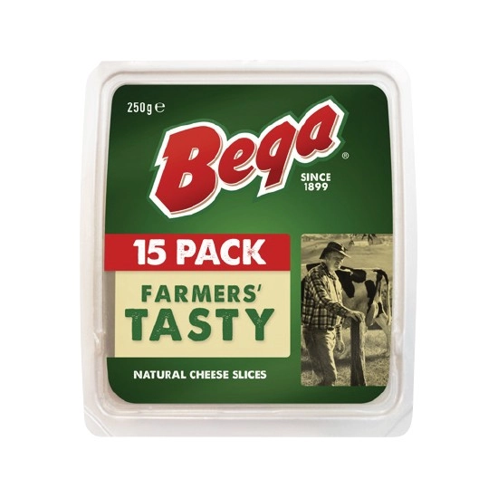 Bega Block, Grated or Sliced Cheese 250-300g – Excludes Lactose Free – From the Fridge