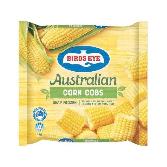 Birds Eye Australian Corn Cobs 1 kg – From the Freezer