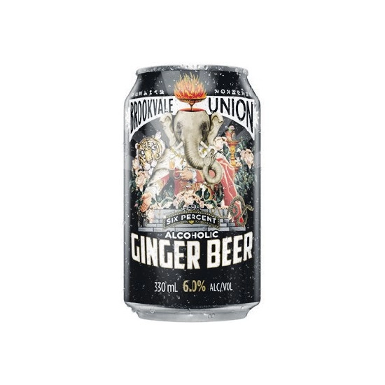 Brookvale Union Ginger Beer 6% Cans 4x330ml