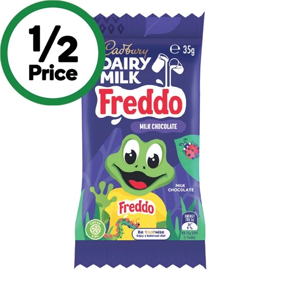 Cadbury Freddo, Caramello Koala, Curly Wurly or Chomp Bar 21.5-35g