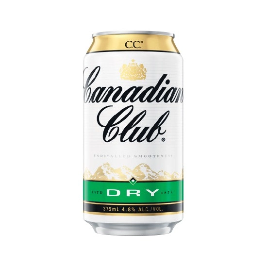 Canadian Club Dry 4.8% Cans 10x375ml