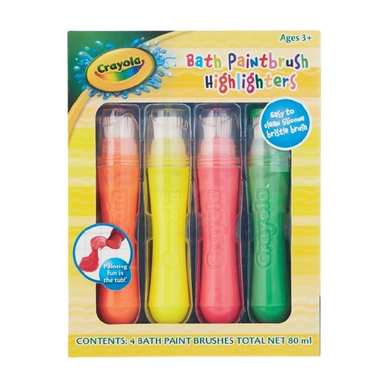 Crayola Bath Paint Brush Highlighters 4 Pack