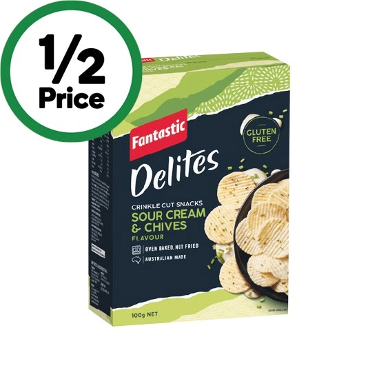 Fantastic Delites Oven Baked Snacks 100g