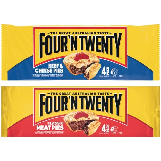 Four’N Twenty Traditional Pies 700g Pk 4