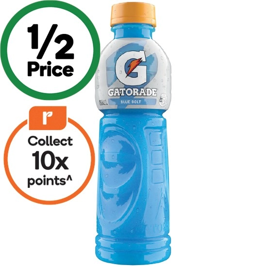 Gatorade Sports Drink or G-Active Flavoured Water 600ml