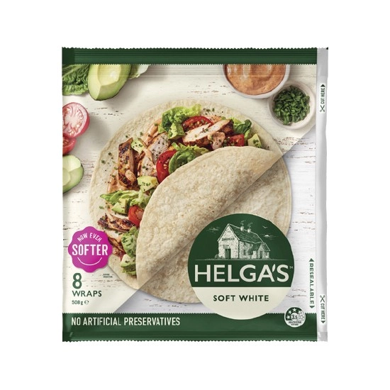 Helga’s Wrap Varieties 445-508g Pk 7-8 – Excludes Lower Carb