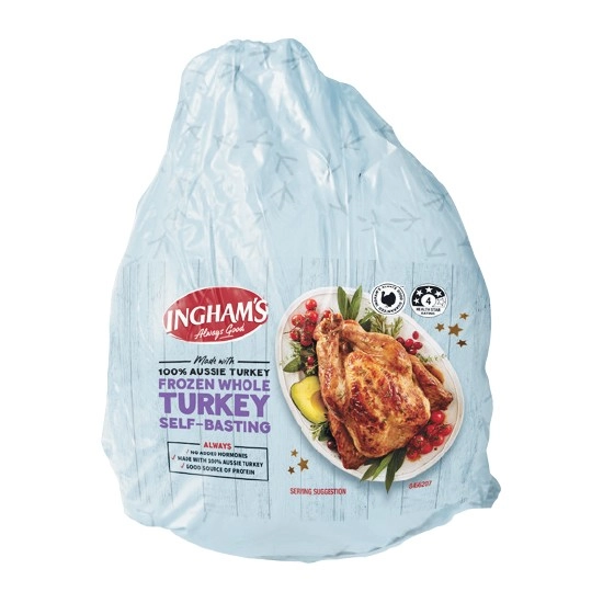 Ingham’s Frozen Whole Turkey^ – From the Freezer