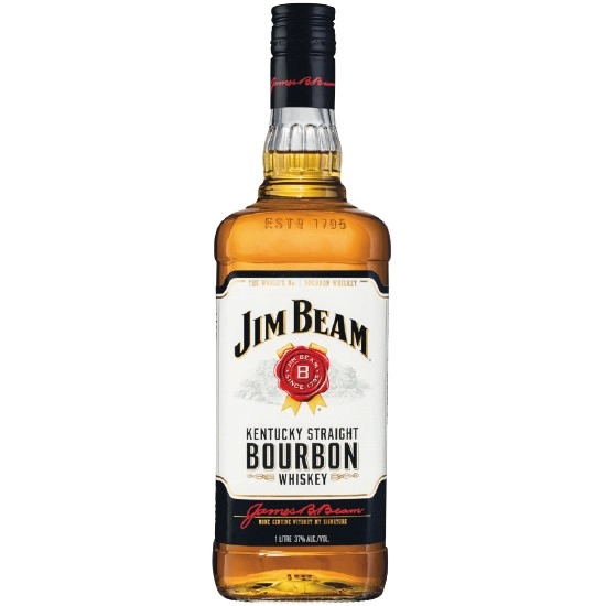 Jim Beam White Label Bourbon 1 Litre