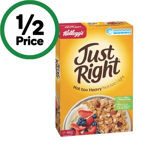 Kellogg’s Just Right Cereal 460g