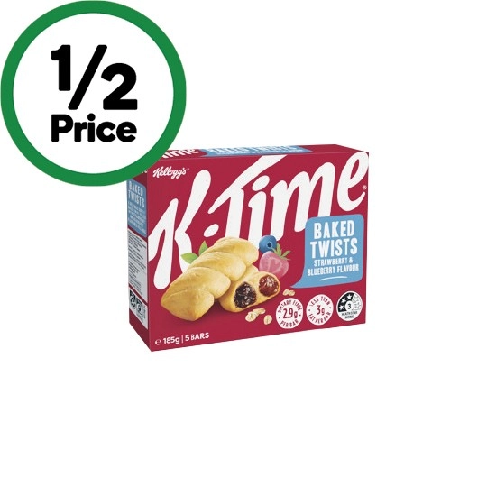 Kellogg’s K-Time Twists 185g Pk 5