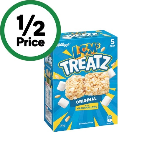 Kellogg’s LCMs Treatz 130g Pk 5