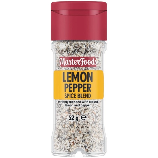 MasterFoods Lemon Pepper Seasoning 52g