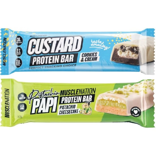 Muscle Nation Protein Custard Bar 50-60g#