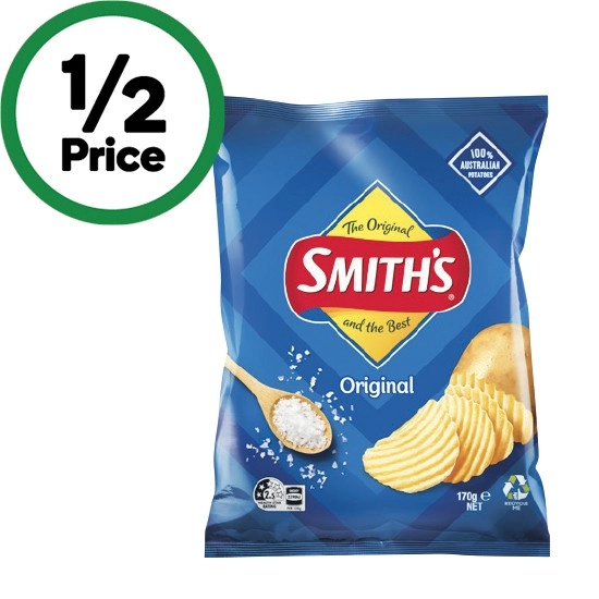 Smith’s Crinkle Cut Chips 150-170g