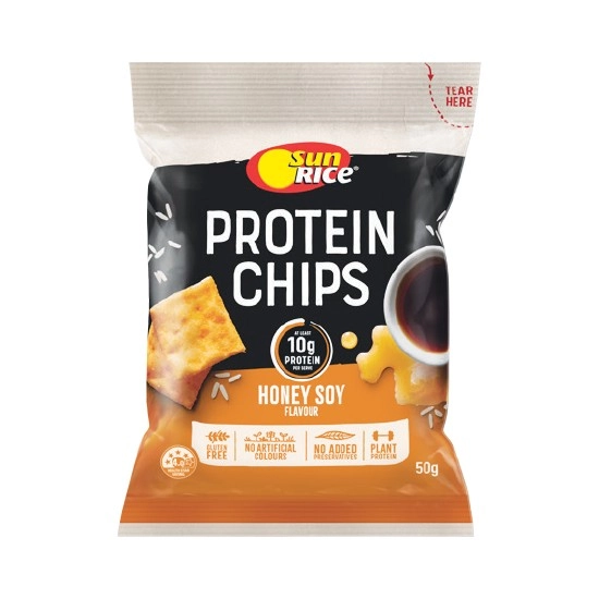 SunRice Protein Chips 50g – From the Health Food Aisle