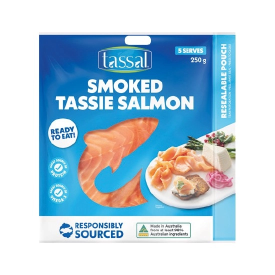 Tassal Smoked Tassie Salmon 250g – From the Seafood Fridge