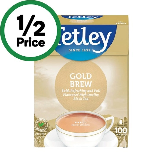 Tetley Gold Brew Pk 100