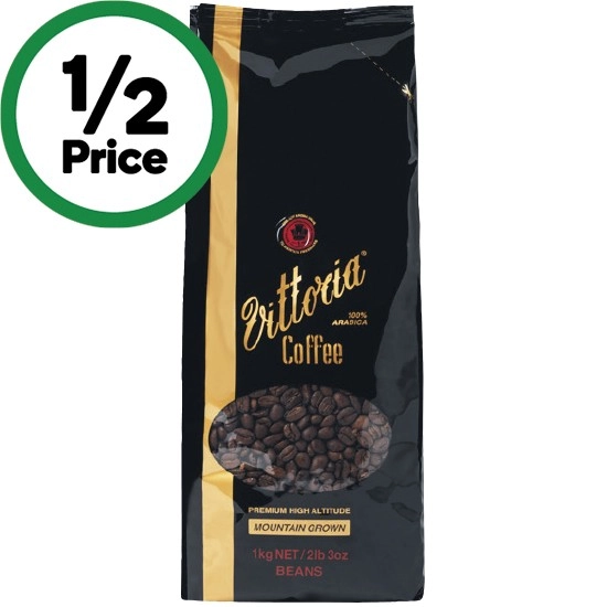 Vittoria Mountain Grown Coffee Beans 1 kg