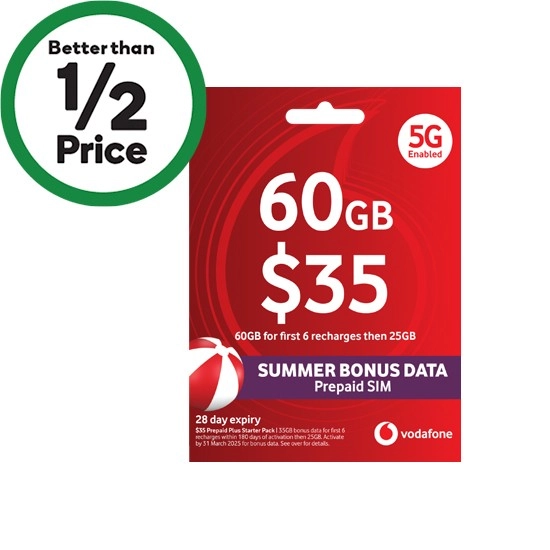 Vodafone $35 Starter Pack†