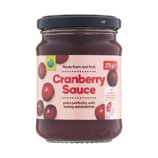 Woolworths Cranberry Sauce 275g