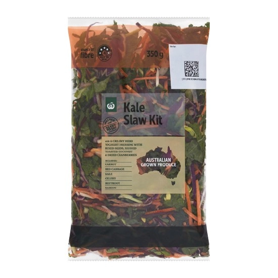 Woolworths Kale Slaw Kit 350g