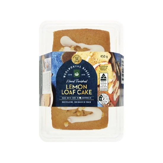 Woolworths Lemon Loaf Cake 450g