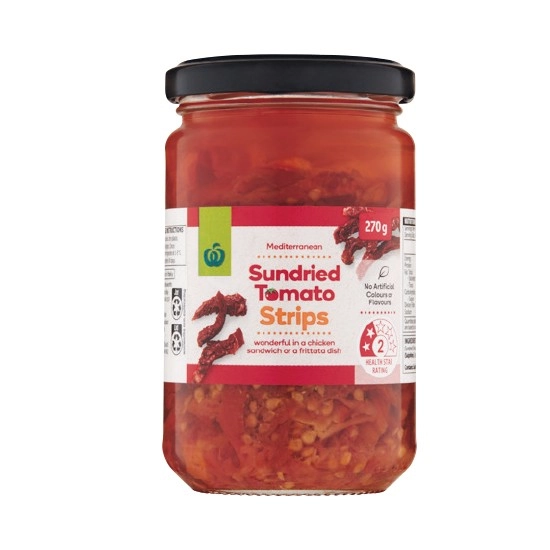 Woolworths Sundried Tomato Strips 270g