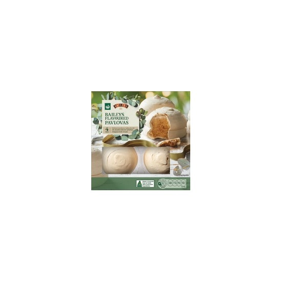 Woolworths Baileys Flavoured Pavlovas 4-Pack