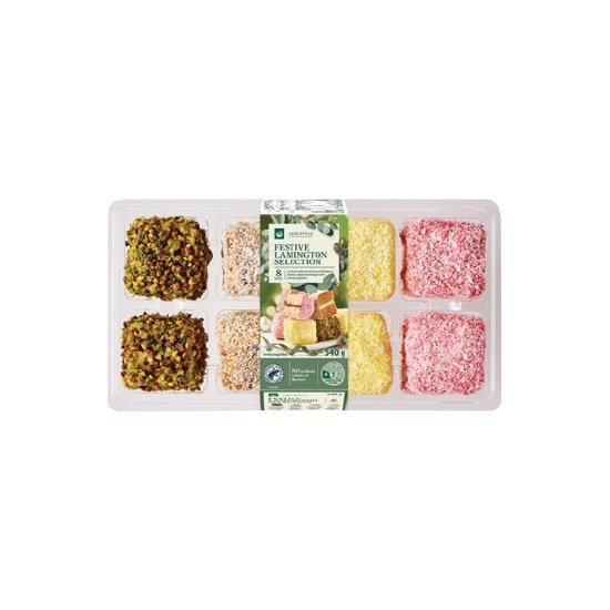 Woolworths Festive Lamington Selection 8-Pack