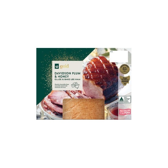 Woolworths Gold Glaze ’n Bake Davidson Plum & Honey Ham 840g